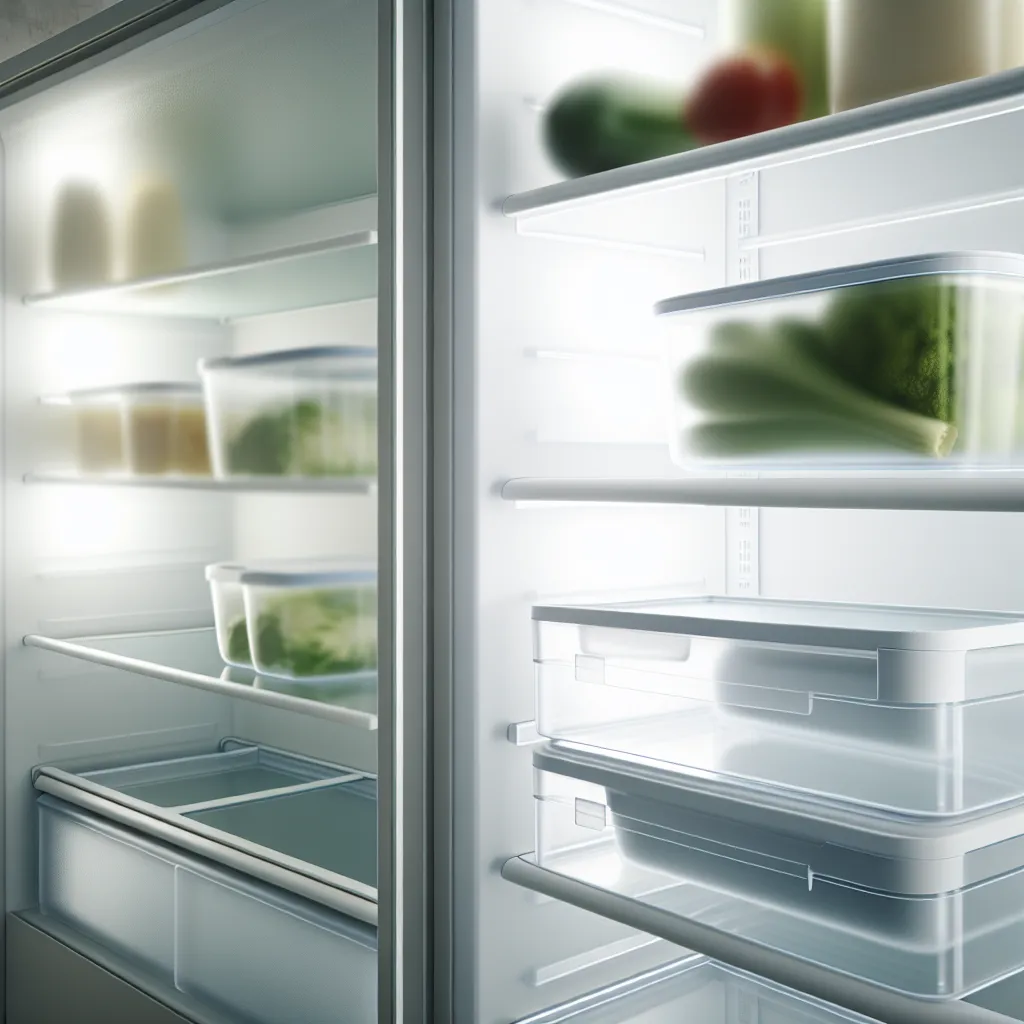 Organized refrigerator with fresh zones